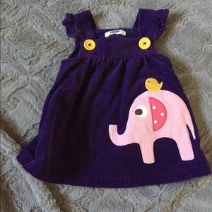 Baby Boden Dress Size 0-3 Months